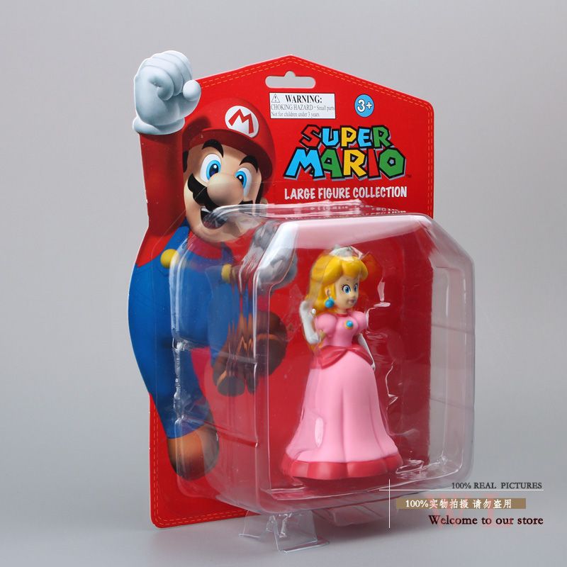 world of nintendo princess peach action figure