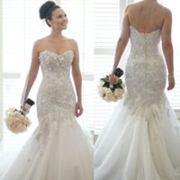 Mermaid Wedding Dresses With Feathers