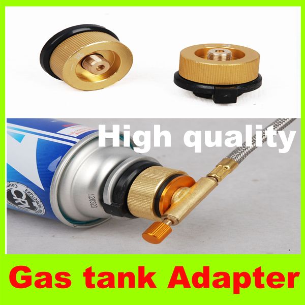 Gas Tank Adapter Camping Gas Burner Conversion Head Stove Connector