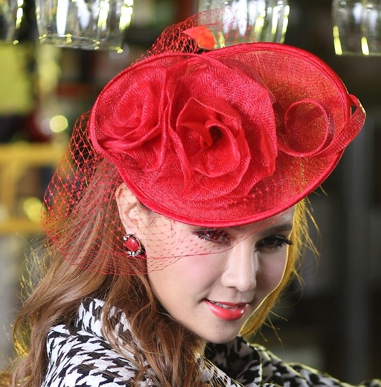 Online Cheap Women Fascinator Hat Hair Accessories Lady Hair Wear Women