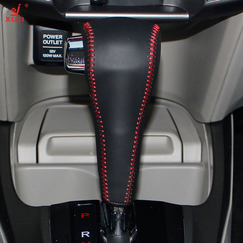 Gear Shift Knob Cover For Honda City Automatic Xuji Car Special Hand Stitched Black Genuine