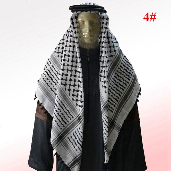 2018 Arab Scarf Tactical Scarf Male Bandanas Clothing, Muslim Hijab For