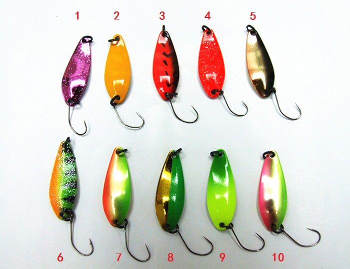 3.5g 5g Single Hook Bait Ice Fishing Lure Ice Bait Spoon Bait Metal