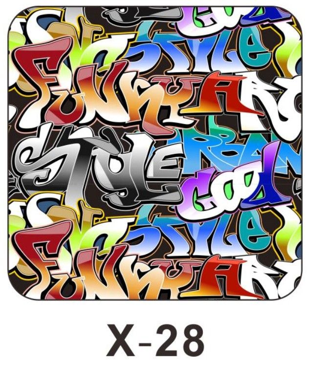 STICKER BOMBING SHEET Bomb Vinyl decal stickerbomb with Bubble Free For Car wrapping Film 1.52x30m/Roll