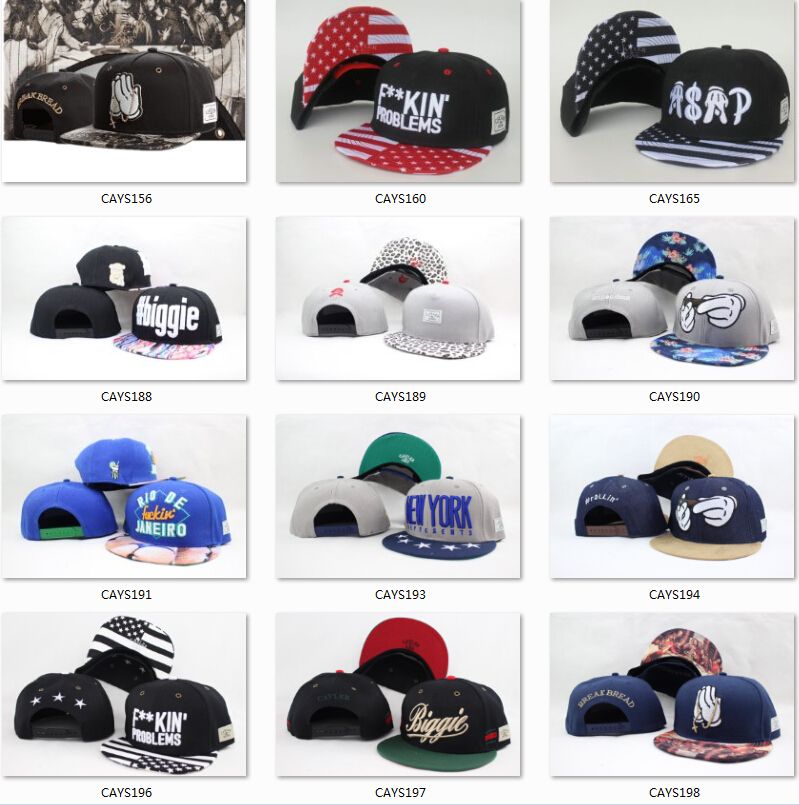 Snapbacks Hat Cayler & Sons Hip Hop Fashion Snapbacks Adjustable Hats