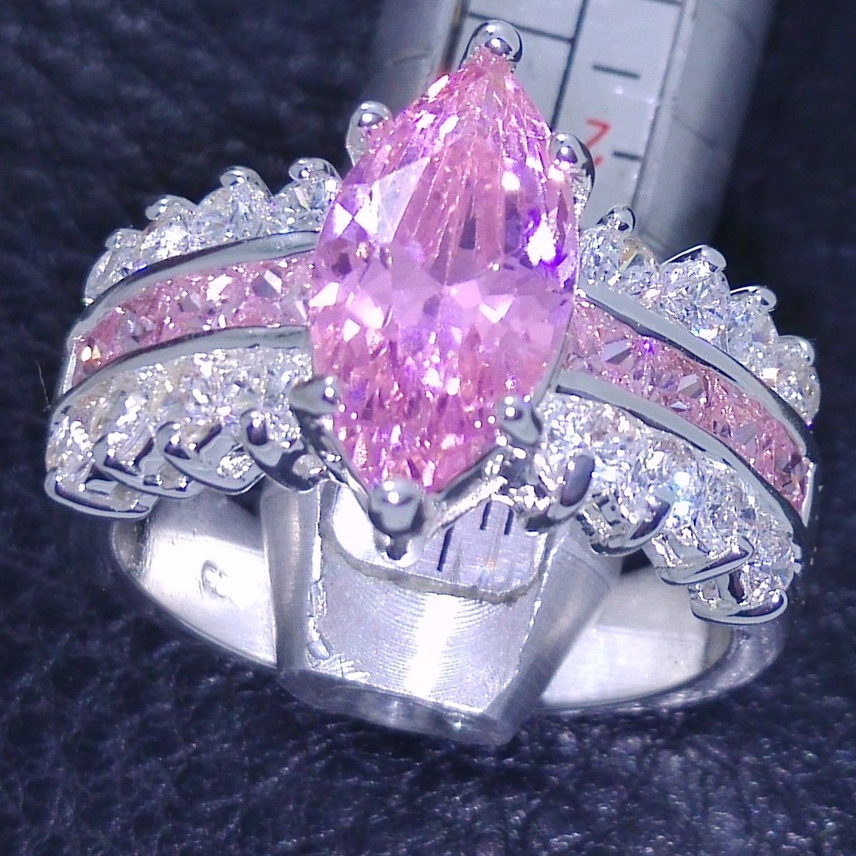 Size 6/7/8/9 Fashion jewelry High quality 925 sterling silver PINK sapphire Gem Women Wedding Ring gift