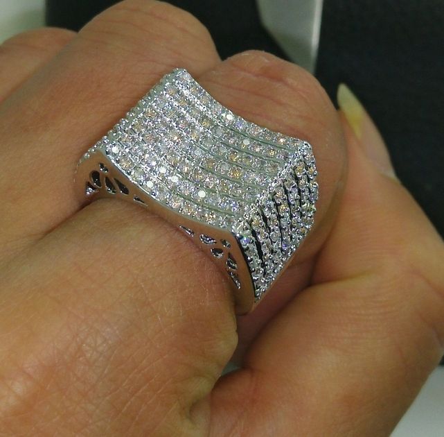 Free shipping low price 168pcs white topaz Fashion jewelry 10 kt white gold filled Gem women Wedding Ring gift