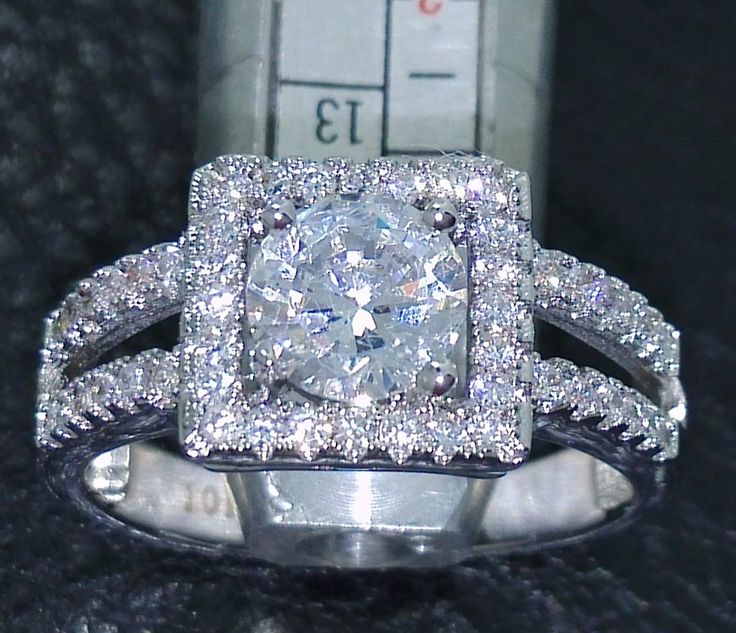 Free shipping professional wholesale white topaz Fashion jewelry 10 kt white gold filled Gem women Wedding Ring gift