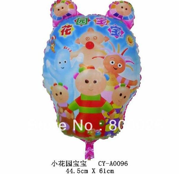 44.5*61cm In the Night Garden Design Foil Balloons,Cartoon Party Balloons For Kid,Christmas