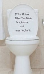 wall stickers home decal decor decoration toilet furniture bathroom glass stickers kitchen cabinet cute be a sweetie 20*20cm