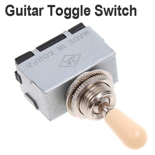 Best Chrome 3 Way Toggle Switch For Electric Guitar With Cream Knob I67