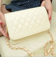 Wholesale - Small Chain Quilted Shoulder Cross Body Bag Pure...