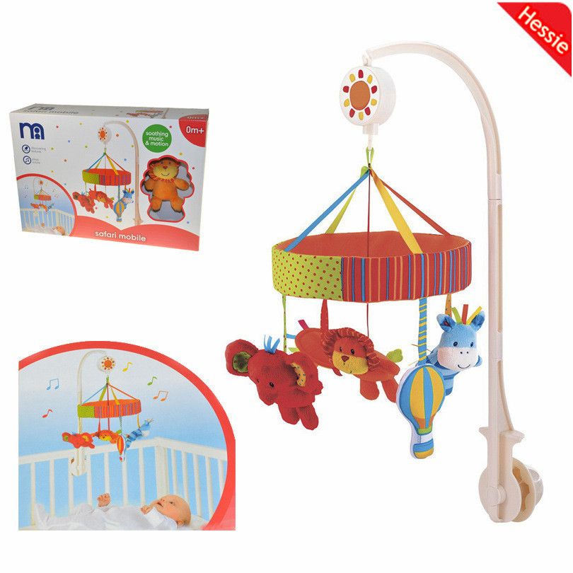 New Arrival Mothercare Musical Baby Safari Mobile Baby Rattle Toy