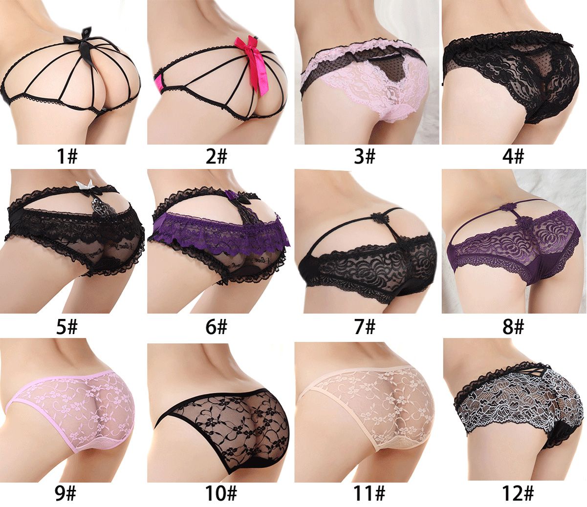 2017 Women Girls Lady Lace Mesh Decoration Rose Floral Print Sexy