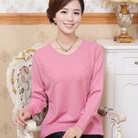 Women Cashmere Twinset New fashion lady knitwear cashmere sweaters Korean Women Long Loose Sweater Pullover Women's