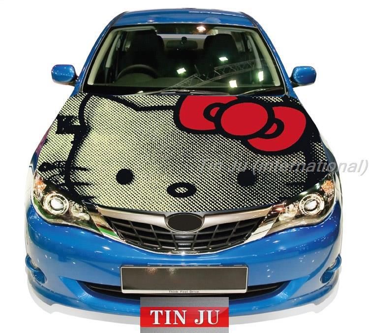 2017 High Quality Car Hood Sticker Wrap Full Color Print Vinyl Decal