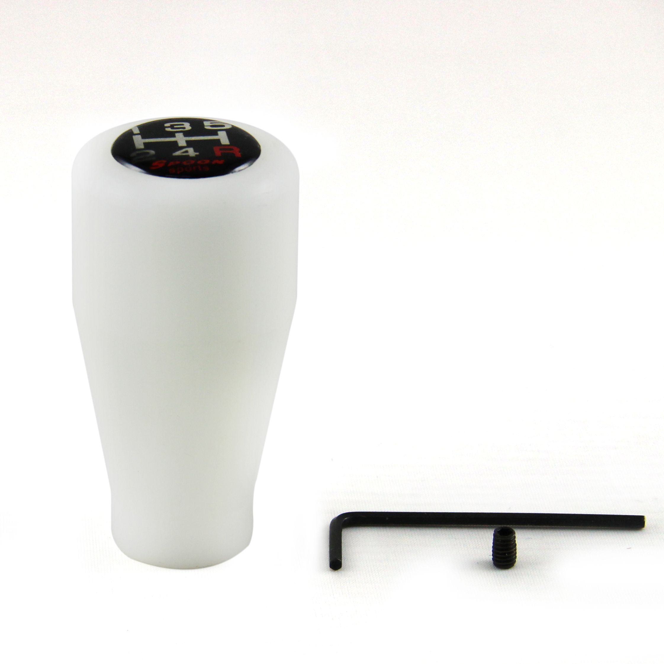 Spoon Jdm 5 Speed Plastic Shift Knob Civic Si Integra Dc5 Ep3White Shifter Knobs Shifter Knobs