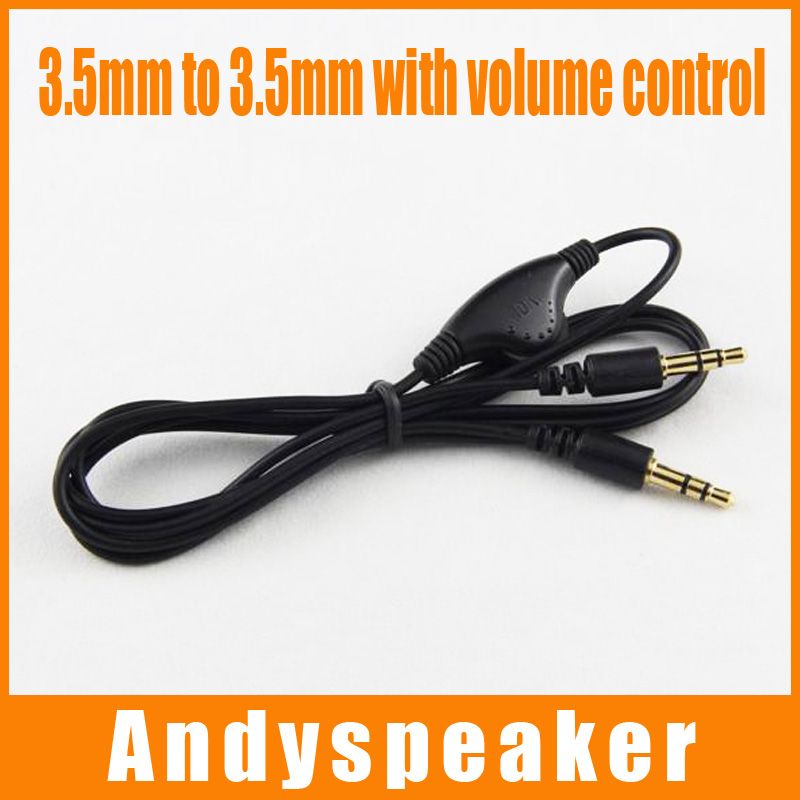 Discount Volume Control Aux 3.5mm Car Stereo Audio Cable With Auxiliary