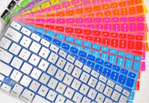 Мягкий силиконовый цветной чехол для клавиатуры для ноутбука, защитный чехол для MacBook Pro Air Retina 11 13 15, водонепроницаемый пылезащитный чехол с бумажным пакетом