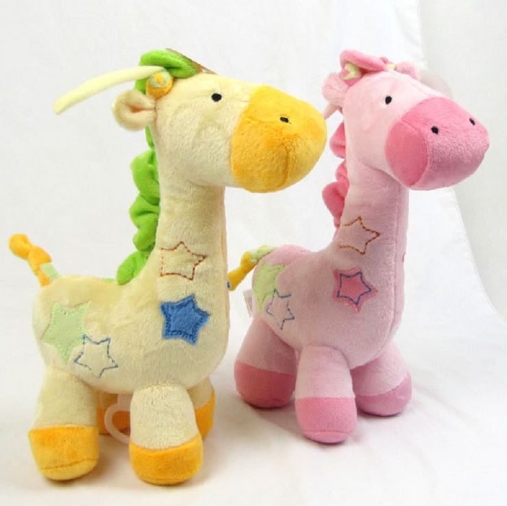 Children Bell Toys Stuffed Animals Plush Toys Toddler Music Doll