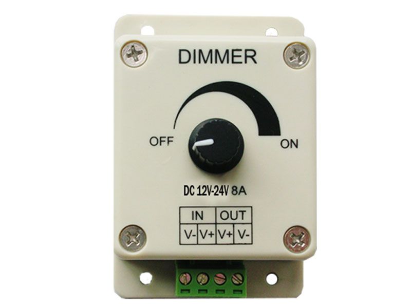 PWM Dimming Controller For LED Lights or Ribbon 3528 5050 Strip 12V 8A Manual Dimmer 10pcs
PWM Dimming Controller For LED Lights or Ribbon 3528 5050 Strip 12V 8A Manual Dimmer 10pcs