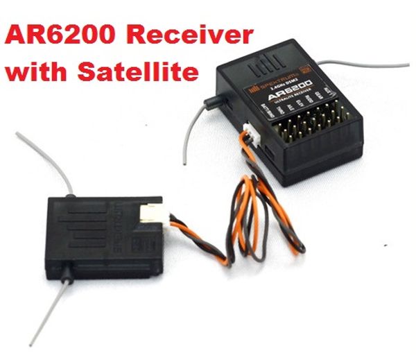 Удаленный приемник 2,4 ГГц 6CH AR6200 RC Поддержка спутникового приемника DX6i JR DX7 DSM2
Удаленный приемник 2,4 ГГц 6CH AR6200 RC Поддержка спутникового приемника DX6i JR DX7 DSM2