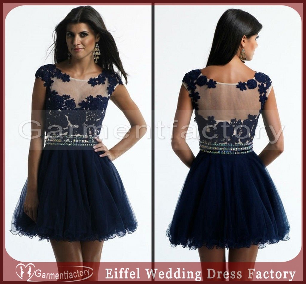 Short Sleeves Homecoming Dresses
