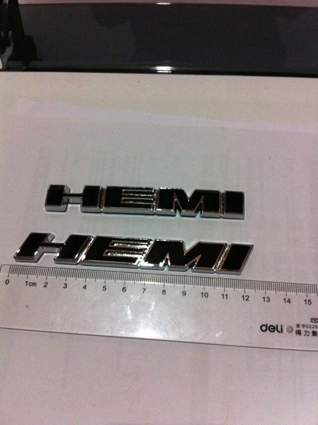2011 2014 Dodge Challenger/Charger/Ram Custom Hemi Hood Emblem Fender