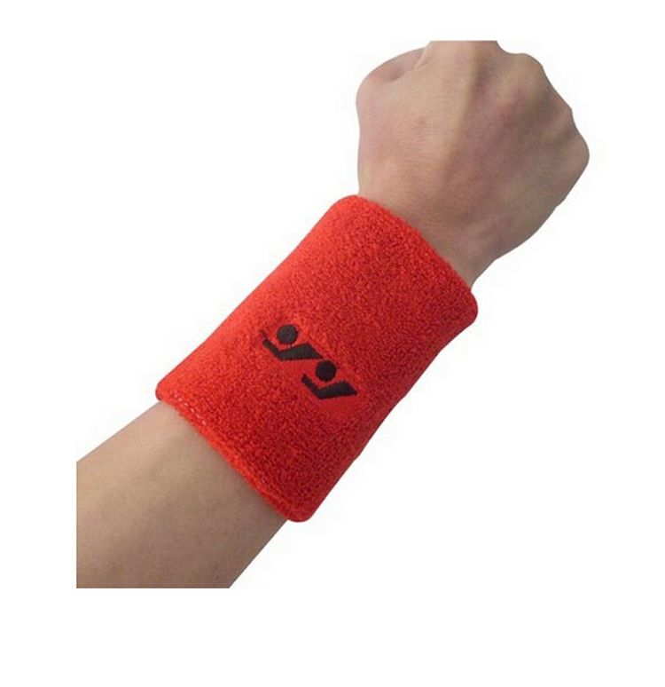 Red Wrist Arm Sweatbands Tennis Badminton Sports Sweatband Wristbands