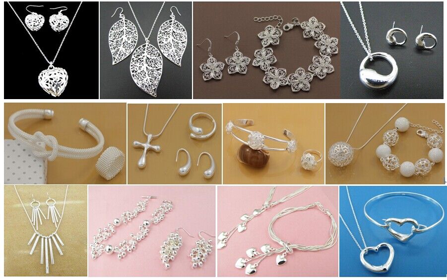 Free Shipping with tracking number BestMost Hot sell Women's Delicate Gift Jewelry 925 Silver Plated Mix Jewelry Set 12 Set, Mixed colors
Free Shipping with tracking number BestMost Hot sell Women's Delicate Gift Jewelry 925 Silver Plated Mix Jewelry Set 12 Set, Mixed colors
