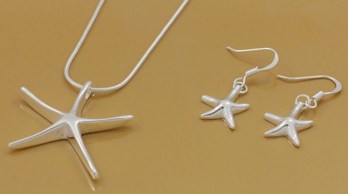 Free Shipping with tracking number Best Most Hot sell Women's Delicate Gift Jewelry 925 Silver Plated Mix Jewelry Set 12 Set