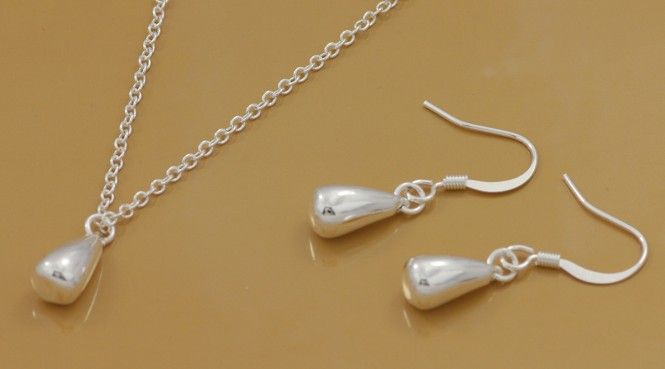 Free Shipping with tracking number Best Most Hot sell Women's Delicate Gift Jewelry 925 Silver Plated Mix Jewelry Set 12 Set