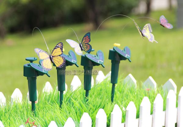 2014 regalo bonito diseño solar mariposa led niños juguetes ...