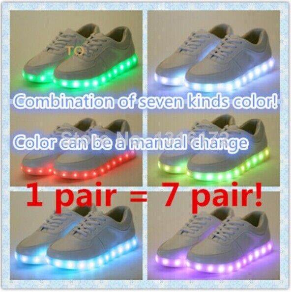 DreamBox New 2014 Simulation Men Women LED Sneakers Fashion