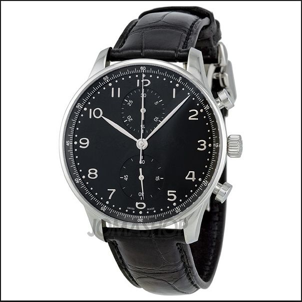 Hot sell Top Quality Men watch Sport Style Mens quartz Stopwatch wristwatch leather band stopwatch W25