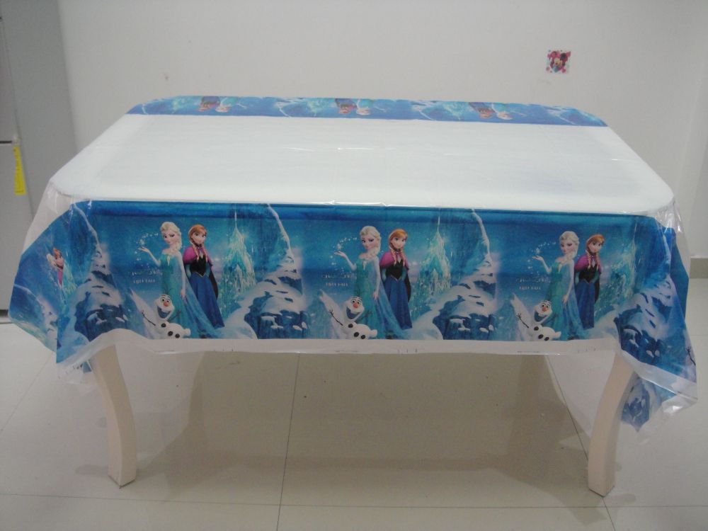 2017 Frozen Anna Elsa Pe Rectangle Printing Tablecloth Birthday,Party
