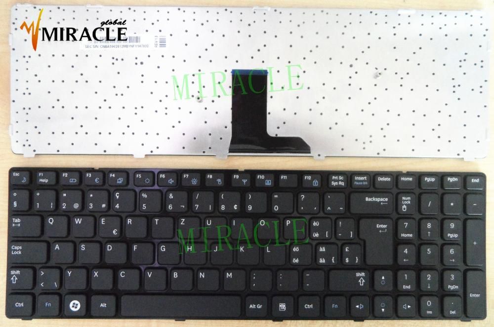 Origine Clavier d'ordinateur Portable Pour SAMSUNG r540 r530 r580 ...