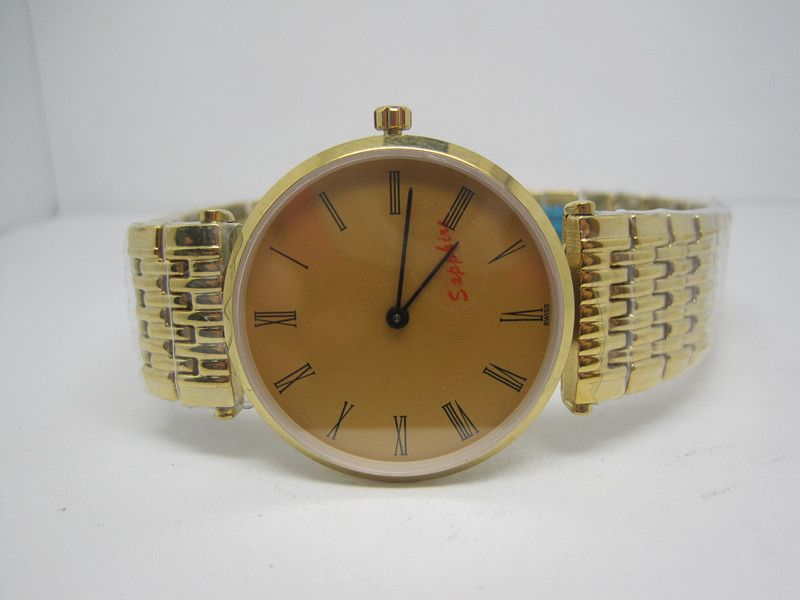 Luxury watches for men women stainless steel gold dial quartz watch Sapphire Glass LON05, Mens
Luxury watches for men women stainless steel gold dial quartz watch Sapphire Glass LON05, Mens