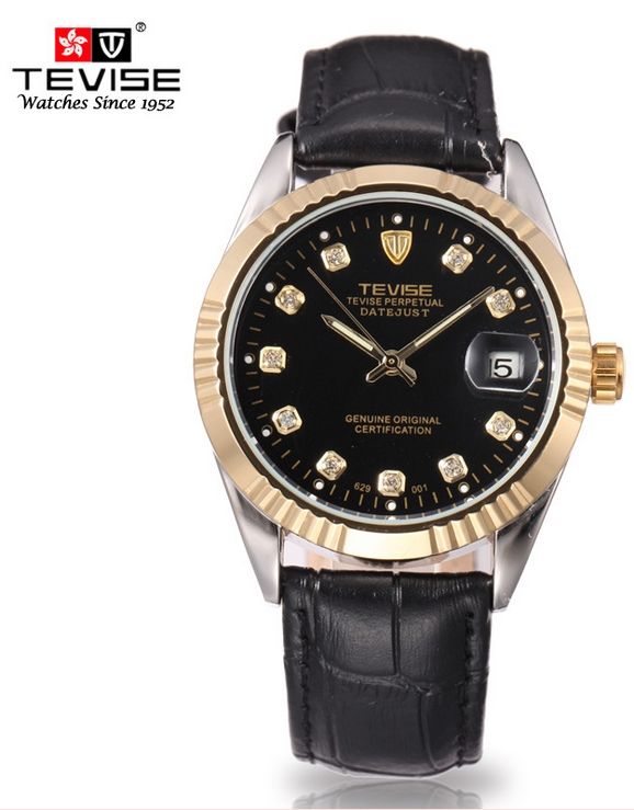 TEVISE Business men's automatic mechanical skin with retro men's watch waterproof male of TV03
TEVISE Business men's automatic mechanical skin with retro men's watch waterproof male of TV03