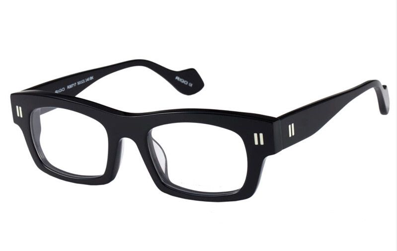 Mens Eyewear Optical Frame Black Color Eyeglass Frames Plank Nostalgic