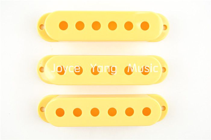 New Cream Single Coil Pickup Covers For Fender Strat Style Electric Guitar Free Shipping Wholesales
New Cream Single Coil Pickup Covers For Fender Strat Style Electric Guitar Free Shipping Wholesales