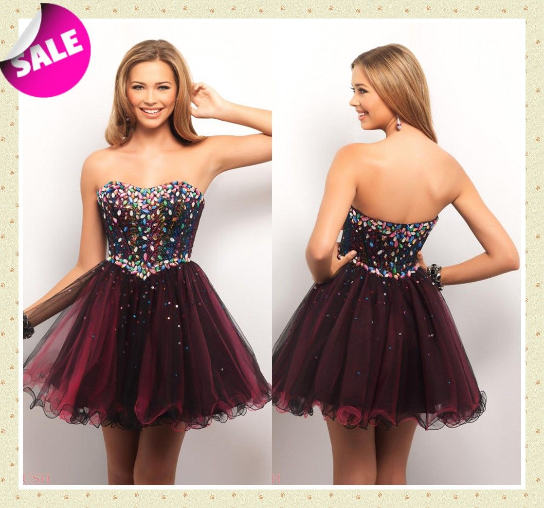 2014 charming unique color homecoming dresses