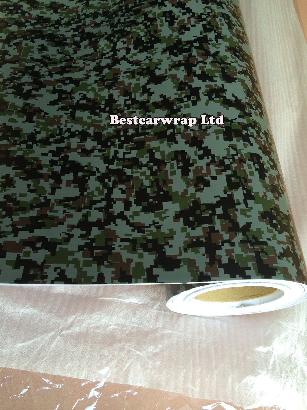 High quality Digital Pixel Camouflage Vinyl Wrap Camo Car Covering Air bubble Free Size Camo Sticker 1.52x30m/Roll Fedex Free Shipping
