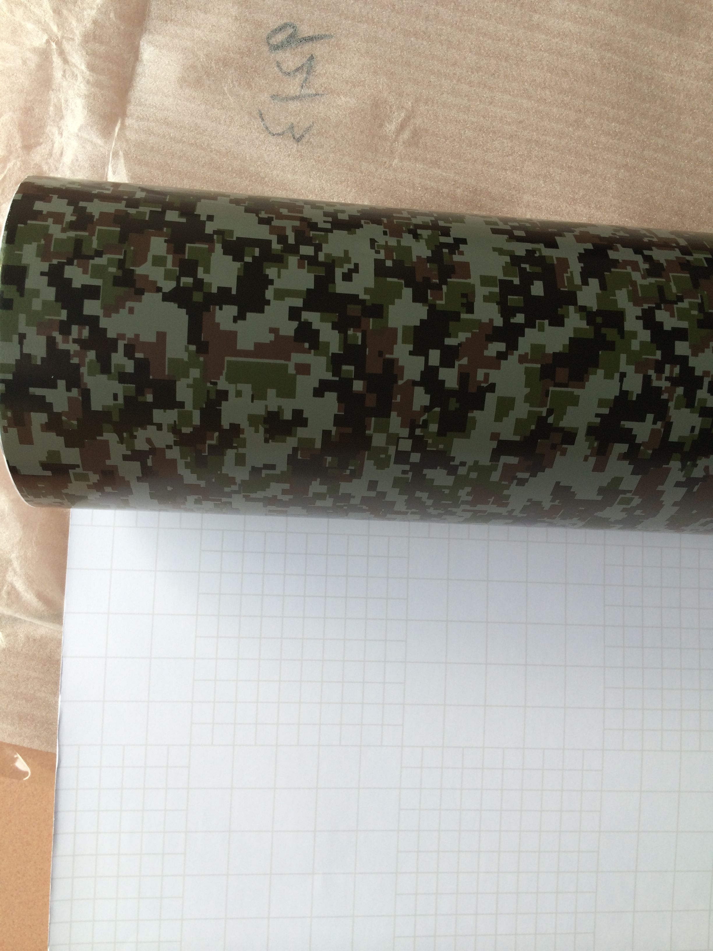 High quality Digital Pixel Camouflage Vinyl Wrap Camo Car Covering Air bubble Free Size Camo Sticker 1.52x30m/Roll Fedex Free Shipping