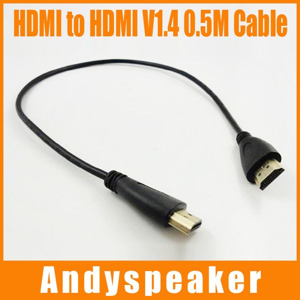 HDMI Cable V1.4 0.5M Audio Video Cord 1080p Version 1.4 Gold Short Cable Black 100PCS
HDMI Cable V1.4 0.5M Audio Video Cord 1080p Version 1.4 Gold Short Cable Black 100PCS