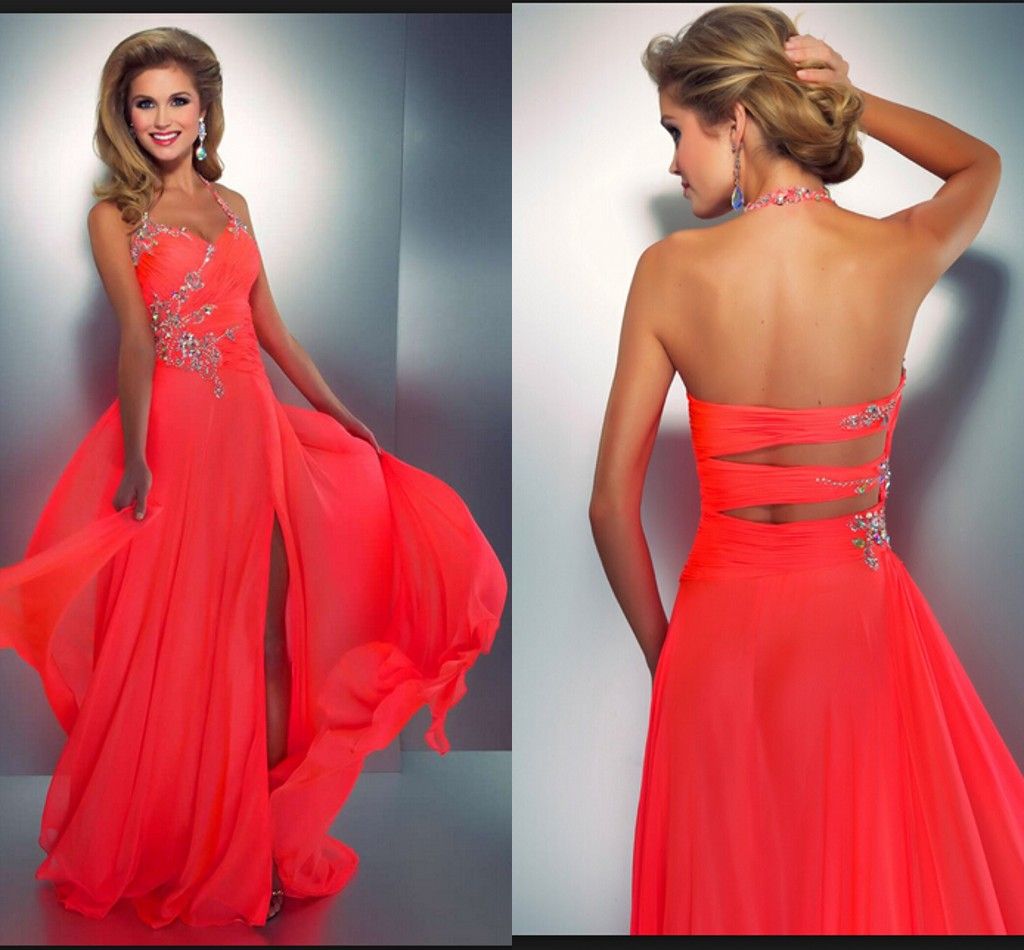 colored evening gowns