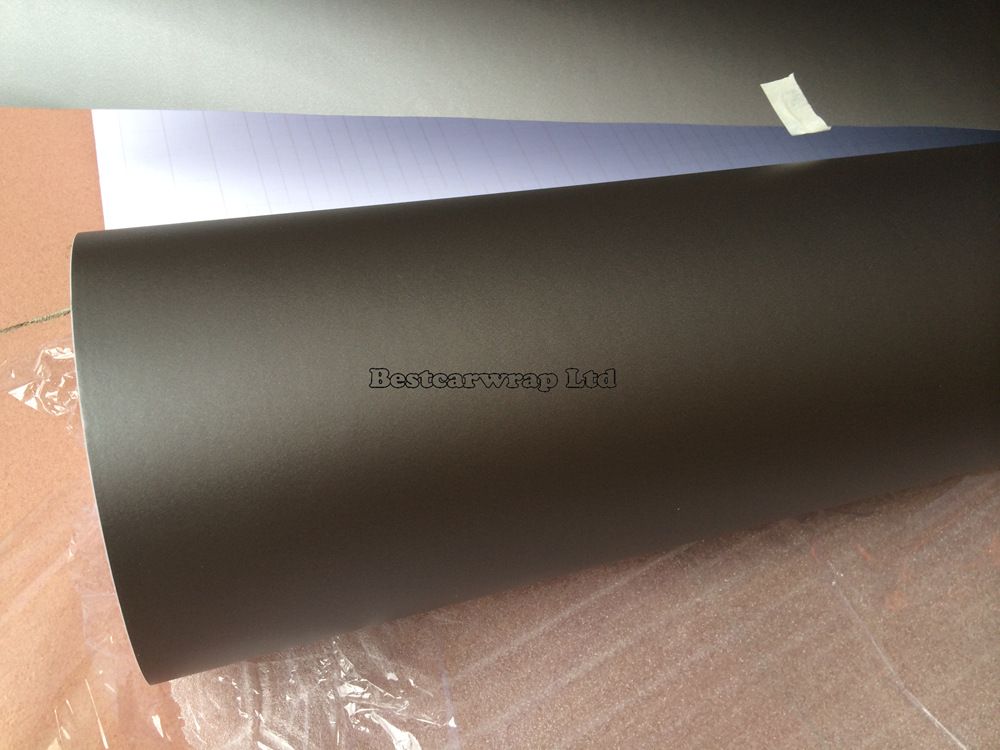 Gunmetal Grey Matte Vinyl Wrap Anthracite With Air Bubble Free Dark Gray Metallic Matt Film Vehicle Wrapping Styling Fol size 1.52x30m/Roll