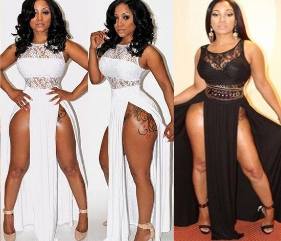 Lace Sexy European Style Plus Size Skinny Dress Large Big Size Summer Clothing for Women size