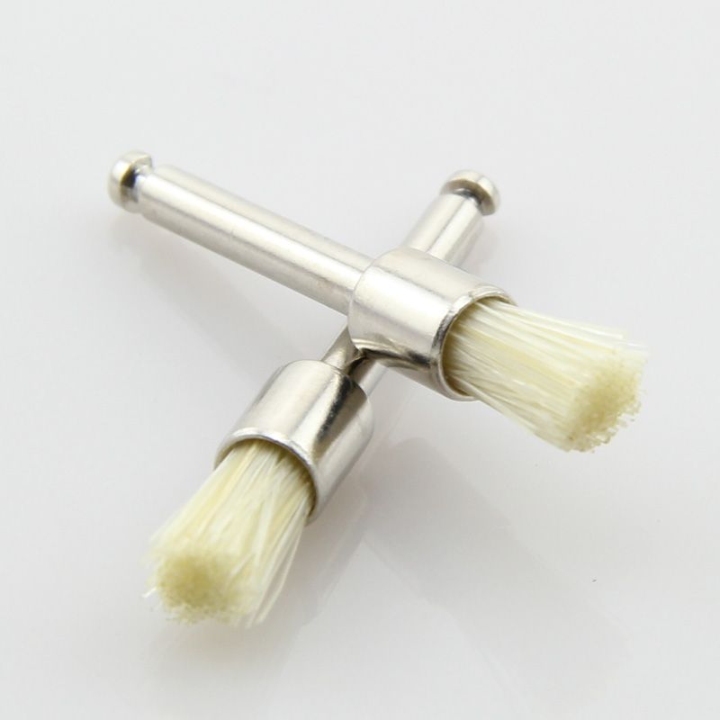 2017 Dental Polishing Brush Dental Latch Style Flat Prophy Brush