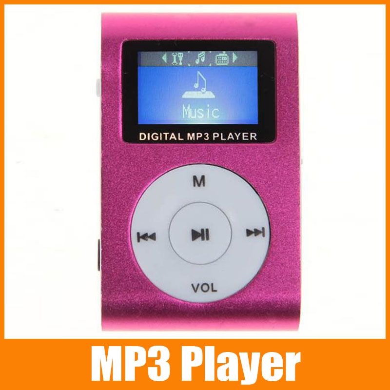 Clip MP3 Player with OLED Screen Metal Body Support 1GB 2GB 4GB 8GB TF